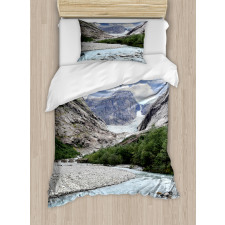 Norwegian Mountains River Duvet Cover Set