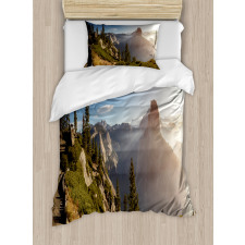 Yosemite Valley Panorama Duvet Cover Set