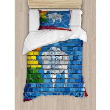 Equality State and Gay Flag Duvet Cover Set