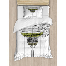 Ingredients of Margarita Duvet Cover Set