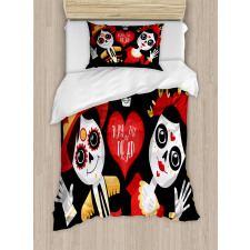 Sugar Skull Art Duvet Cover Set