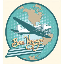 Bon Voyage and Retro Plane Duvet Cover Set