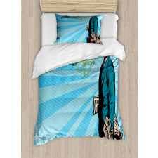 Retro Handsome Passenger Duvet Cover Set