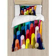 Focused Macro Paint Element Duvet Cover Set