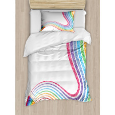 Imagination Themed Pencils Duvet Cover Set