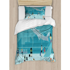 Doodle Terminal Composition Duvet Cover Set