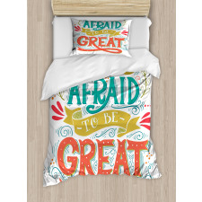 Be Words Art Duvet Cover Set