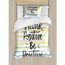 Motive Rainbow Line Duvet Cover Set