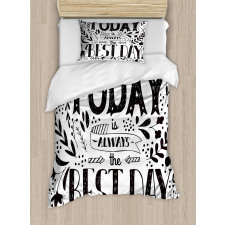 Today is Best Day Duvet Cover Set