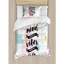 Mind Vibes Life Duvet Cover Set