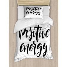 Cursive Vibe Duvet Cover Set