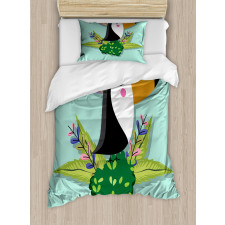 Tropic Tucan Bird Duvet Cover Set