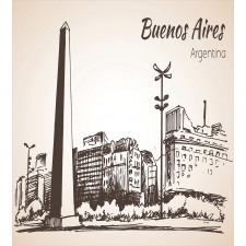 Buenos Aires City Monument Duvet Cover Set