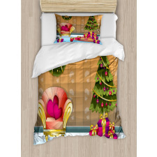 Noel Room Cartoon Duvet Cover Set