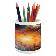 Universe and Electricity Pencil Pen Holder