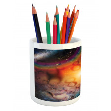 Universe and Electricity Pencil Pen Holder