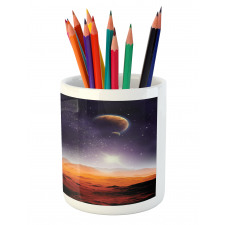 Solar Sky Orbit Comet Pencil Pen Holder