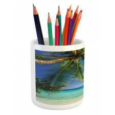 Paradise View Maldives Pencil Pen Holder