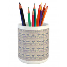 Ornate Motif Pencil Pen Holder