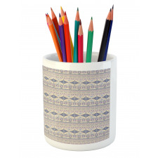 Ornate Motif Pencil Pen Holder