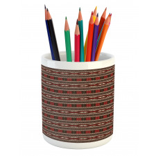 Ikat Style Pencil Pen Holder