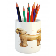 Cartoon Style on 4 Feet Pencil Pen Holder