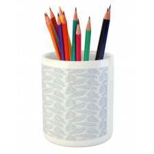 Botany Art Pastel Branches Pencil Pen Holder