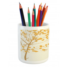 Hieroglyph Abstract Tree Pencil Pen Holder