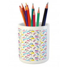 Colorful Winter Clothes Pencil Pen Holder