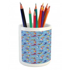 Colorful Winter Footwear Pencil Pen Holder