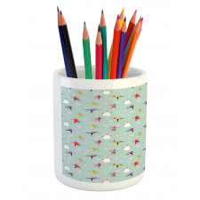 Colorful Human on Ice Pencil Pen Holder