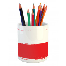 Grunge Flag Illustration Pencil Pen Holder