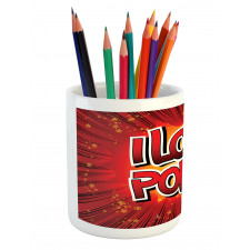 Pop Art Inspired Dramatic Pencil Pen Holder