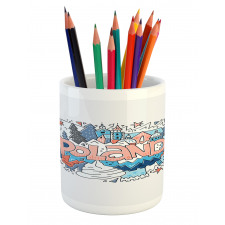 Calligraphy and Doodle Items Pencil Pen Holder