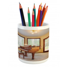 Round Room with Piano Pencil Pen Holder