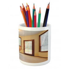 Round Room with Piano Pencil Pen Holder