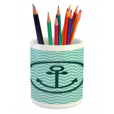 Zig Zag Pattern Pencil Pen Holder