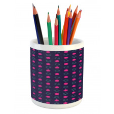 Jungle Leaves Pencil Pen Holder