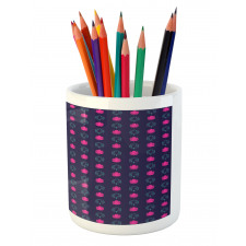 Jungle Leaves Pencil Pen Holder