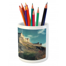 Famous Castle on Rocks Pencil Pen Holder