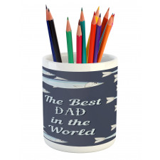 Horizontal Fish Motifs Pencil Pen Holder