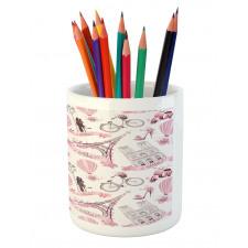 Paris Honeymoon Pencil Pen Holder