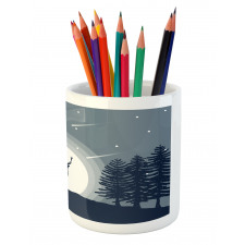 Mystic Wild Animal Pencil Pen Holder