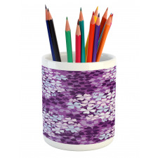 Hydrangea Lilacs Field Pencil Pen Holder