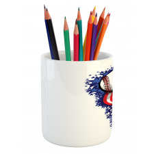 Stars Stripes Firework Pencil Pen Holder