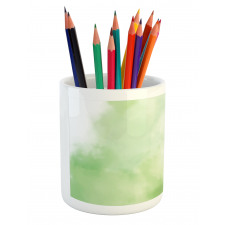 Greenish Smoke Pencil Pen Holder