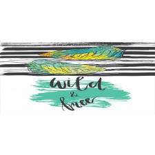 Wild and Free Art Pencil Pen Holder