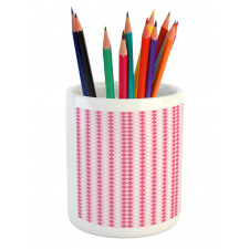 Pinkish Argyle Pencil Pen Holder