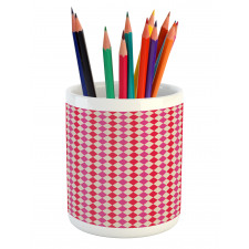 Polygonal Grid Pencil Pen Holder