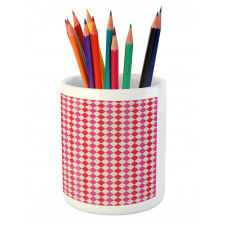 Polygonal Grid Pencil Pen Holder